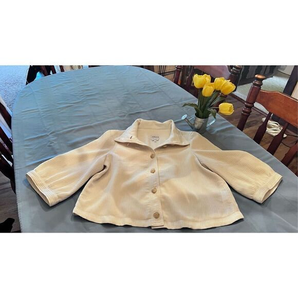 ARMANI COLLEZIONI WHITE BOLERO BLAZER JACKET 3/4 SLEEVES SZ 8 - Picture 1 of 11